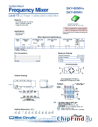 Datasheet SKY-60MH manufacturer Mini-Circuits